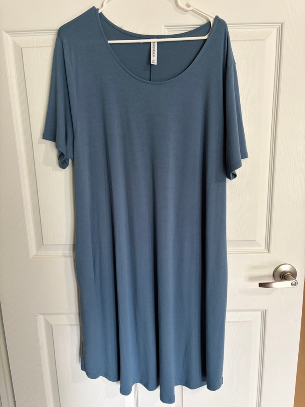 Zenana Outfitters Slate Blue Midi Dress